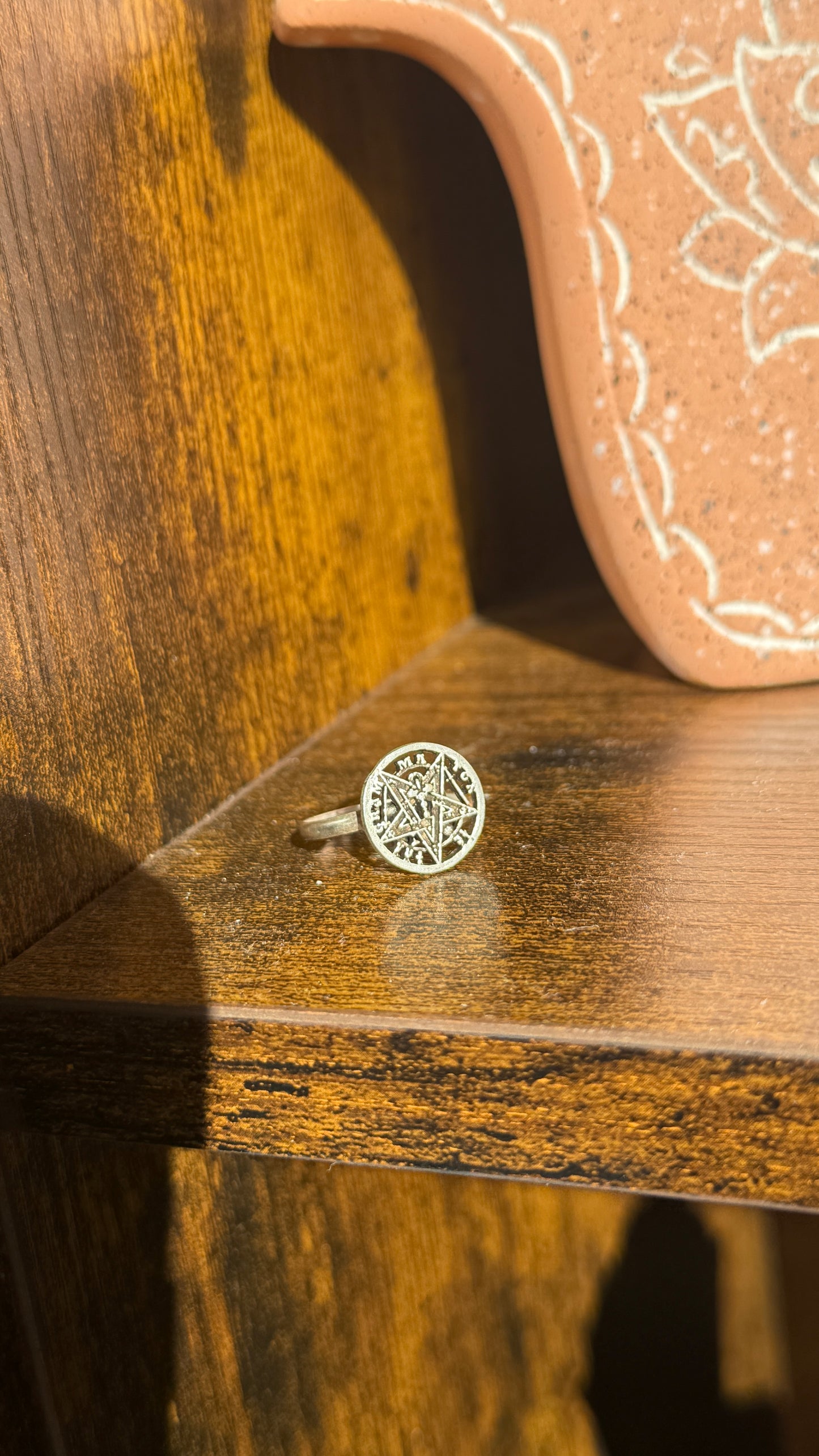 Anillo de Tetragramatón en Plata 925 – Protección y Energía Divina