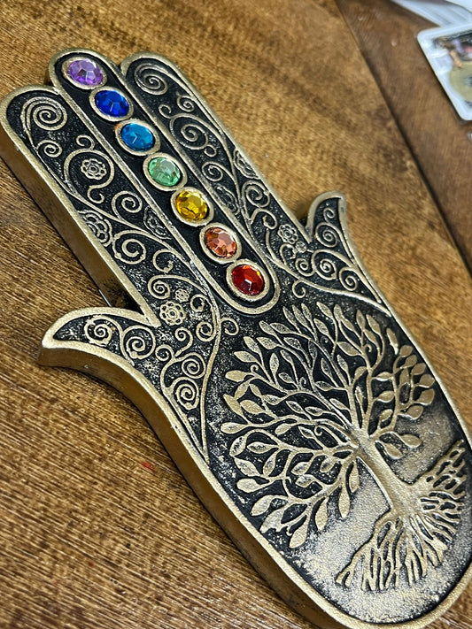 Mano de Fatima 7 chakras