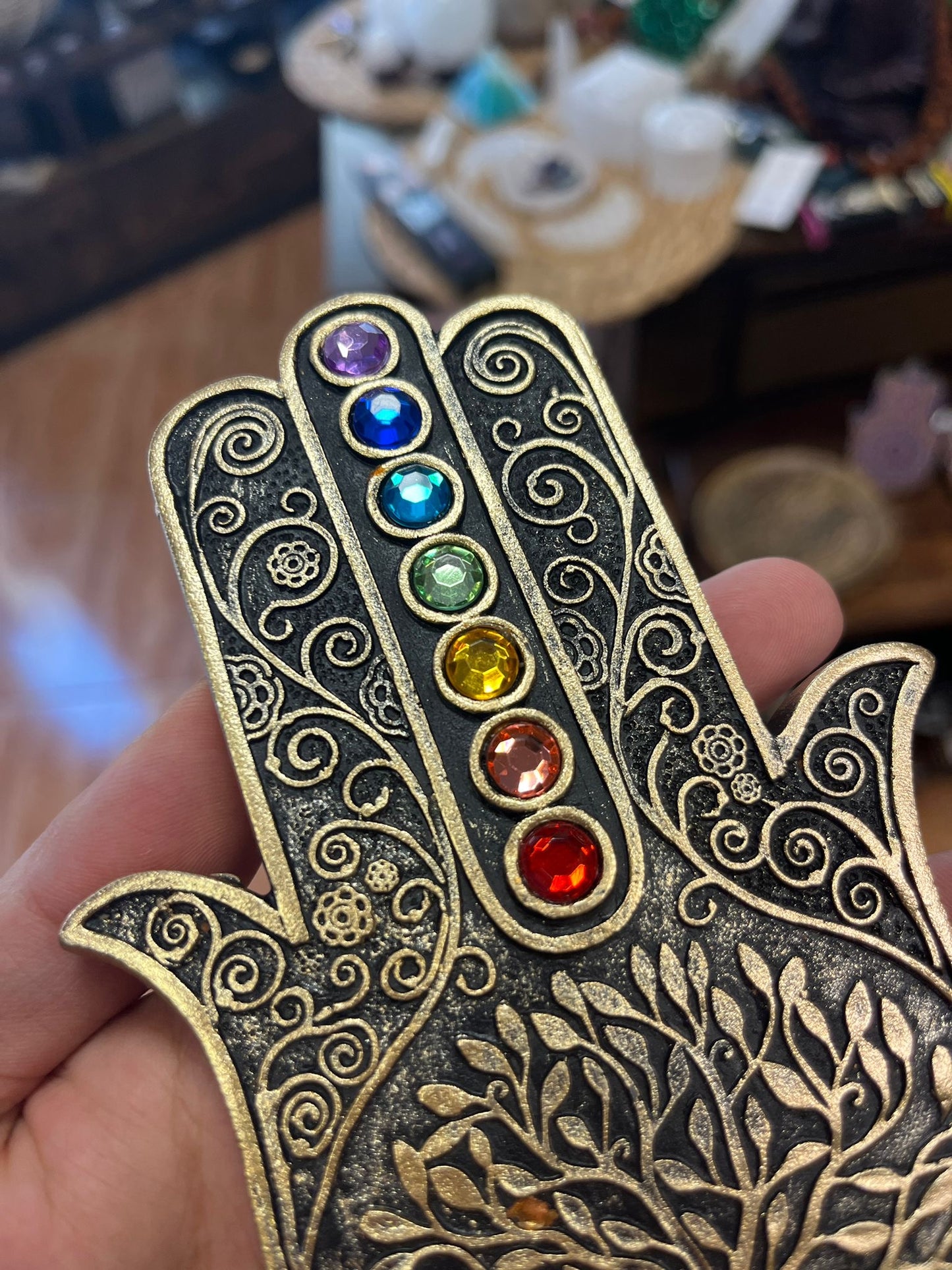 Mano de Fatima 7 chakras