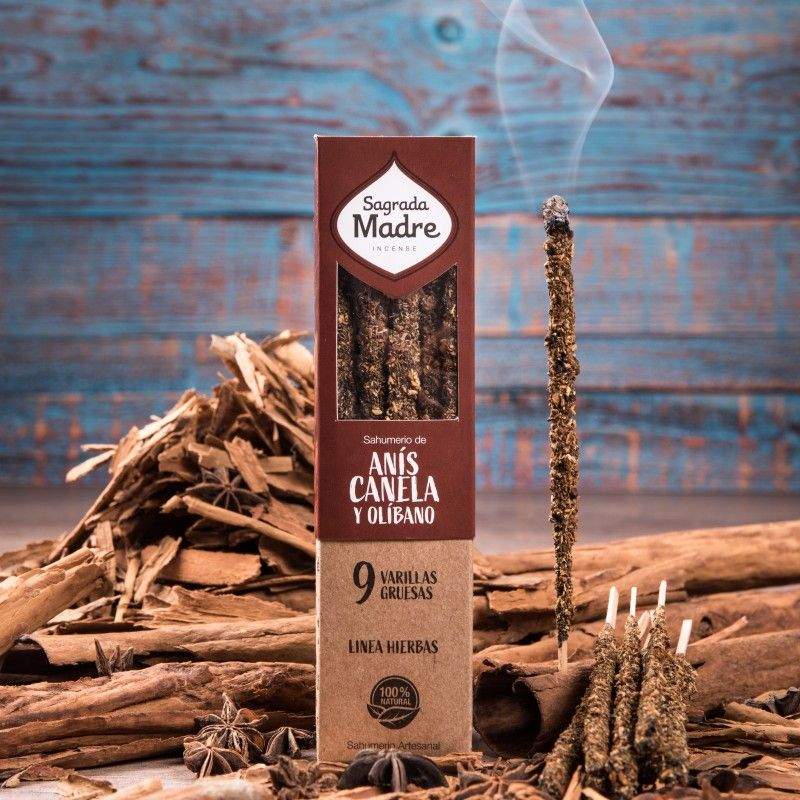 Incienso SAGRADA MADRE anís, canela y olíbano