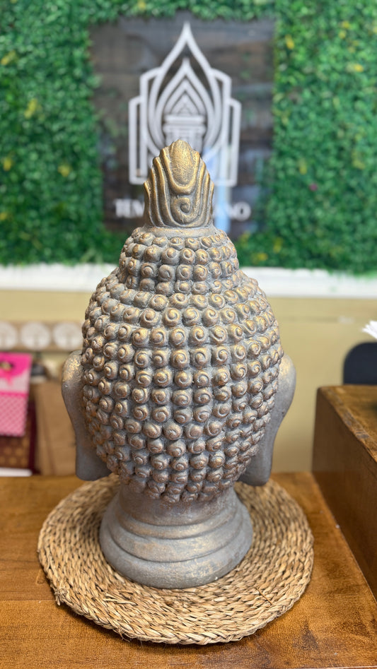 🪷 Cabeza de Buda Dorada – Símbolo de Paz, Sabiduría y Armonía Interior