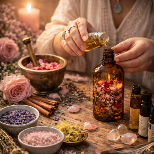 Aceite ritualizado del Amor Esencia Pura · Templo Arcano