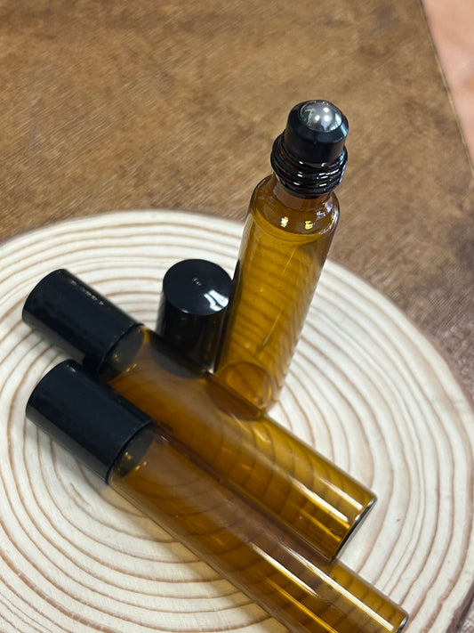 Rolón (Roll-on) Metálico Marrón – Ideal para Aceites Esenciales
