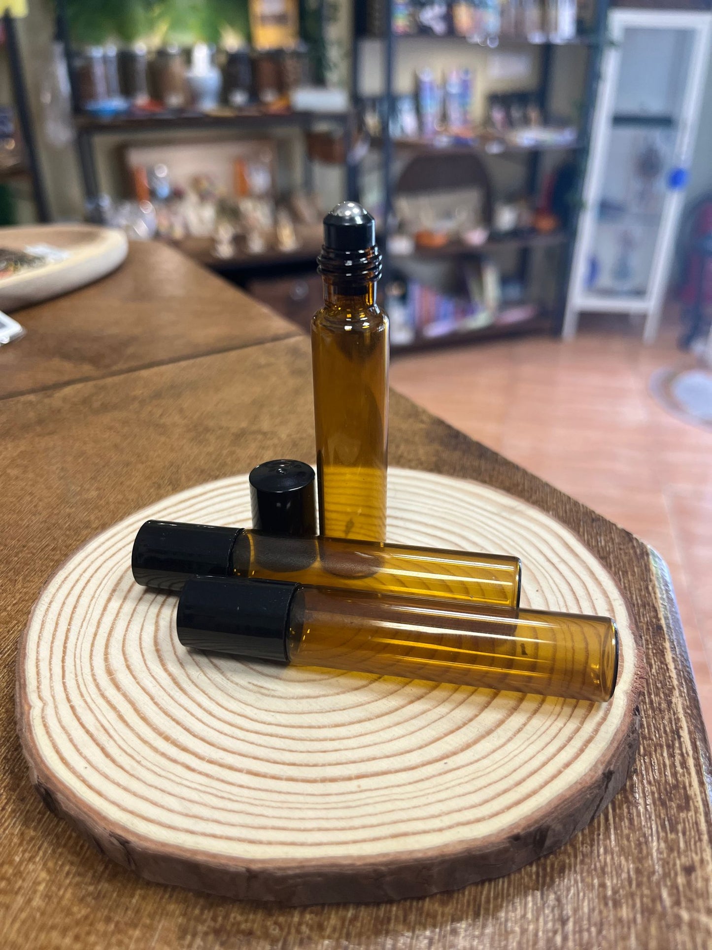 Rolón (Roll-on) Metálico Marrón – Ideal para Aceites Esenciales