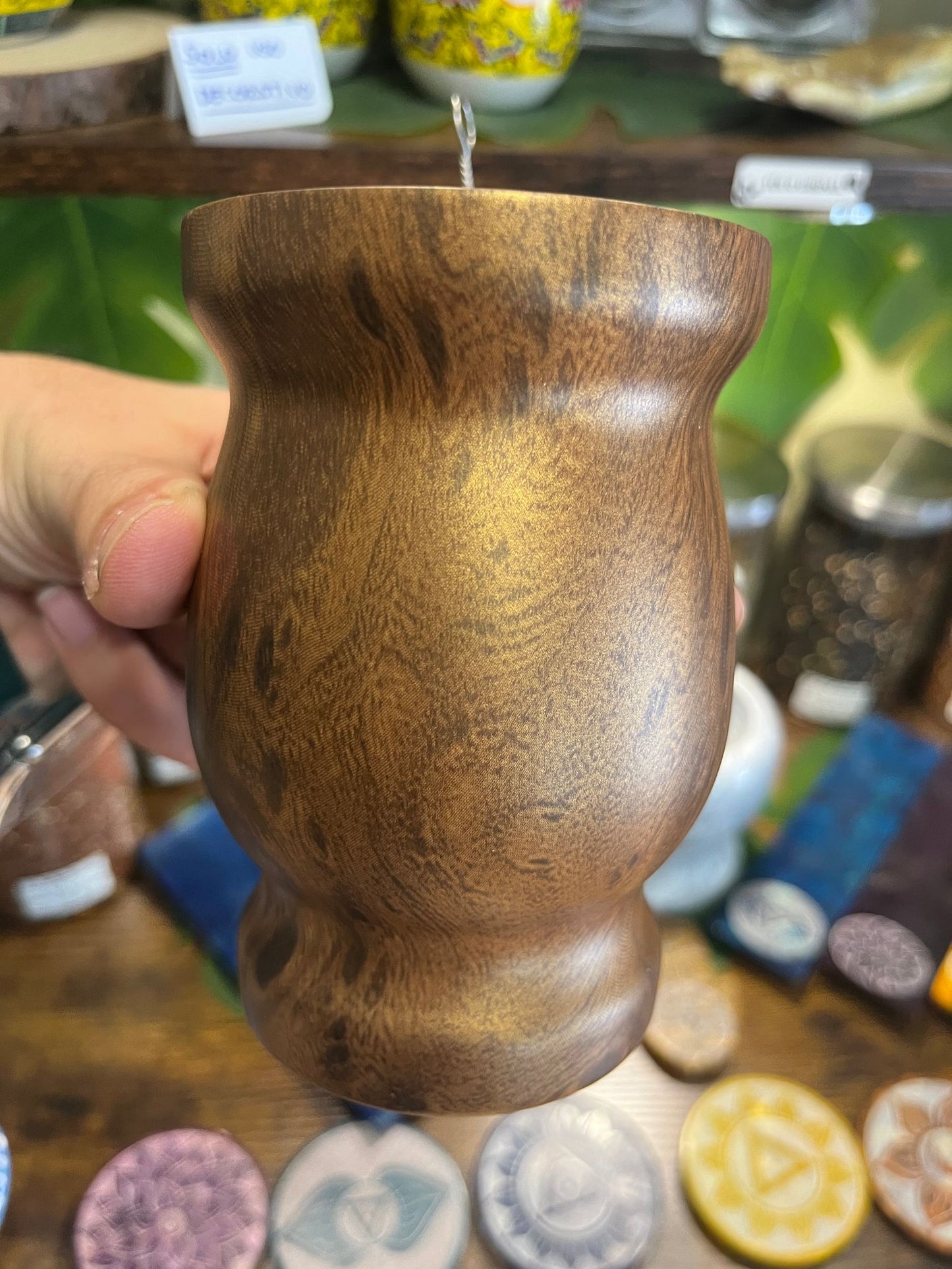 Taza de Mate de Madera – Conexión Natural y Energética