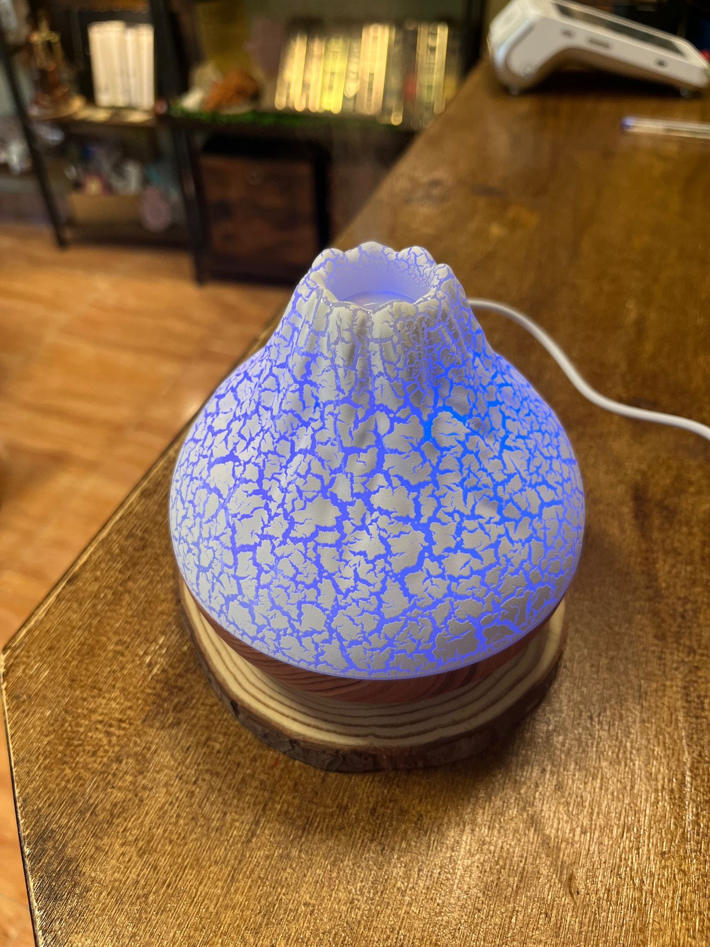 Humificador de Volcán LED – Aromaterapia y Ambiente Relajante