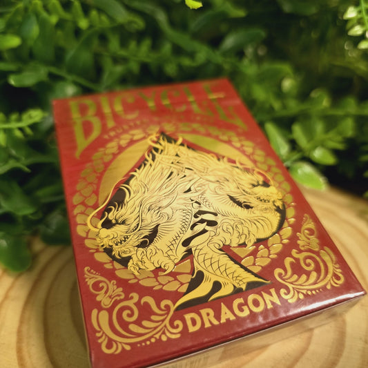 Bicycle Dragón Red – Baraja de Naipes Mágicos y Poderosos 🐉🔥