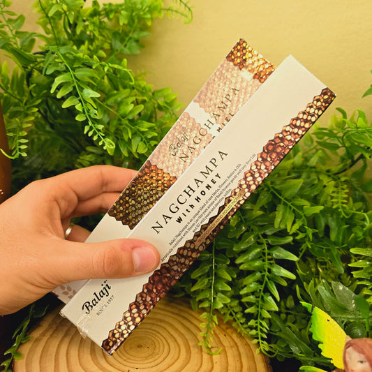 🕯️ Incienso Nag Champa con Miel – Dulce armonía para el alma 🍯
