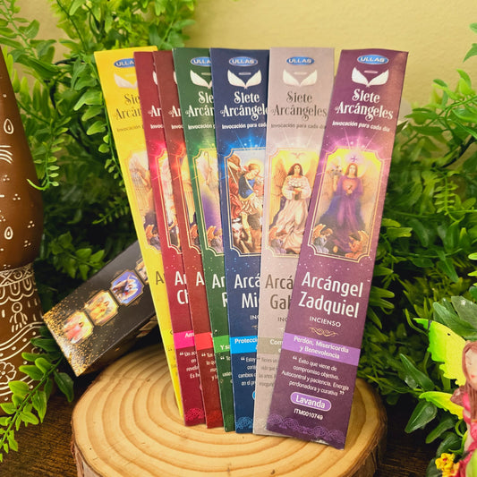 🌈👼 Incienso de los 7 Arcángeles – Invocación celestial para cada día 👼🌈