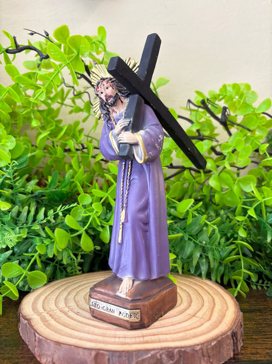 ✨ Figura de Cristo Gran Poder – Símbolo de fe, fuerza y protección espiritual 19cm