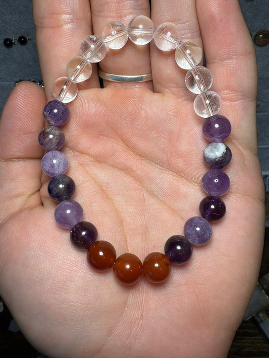 ✨ Pulsera Mineral de Alta Frecuencia – 963 hz Conexión Universal Emocional y Terrenal ✨