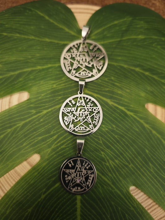 ✨Colgante Tetragrámaton en Templo Arcano – Un poderoso escudo de luz y sabiduría divina