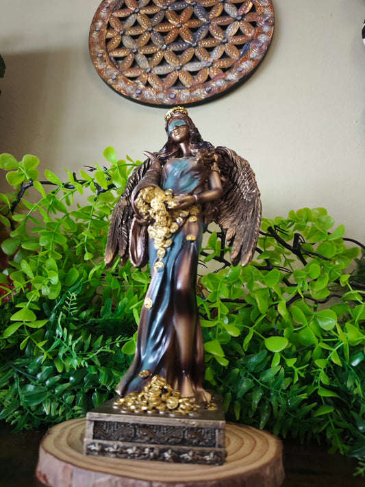 Figura Diosa Fortuna Alada