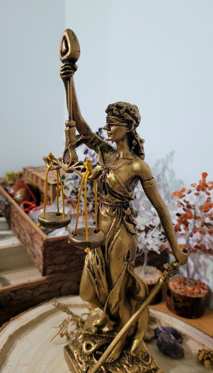 🌟 Diosa JUSTICIA THEMIS Griega 33cm - Templo Arcano