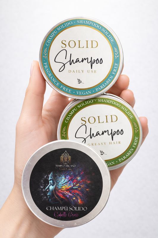 Champús SÓLIDOS natural vegano🌱