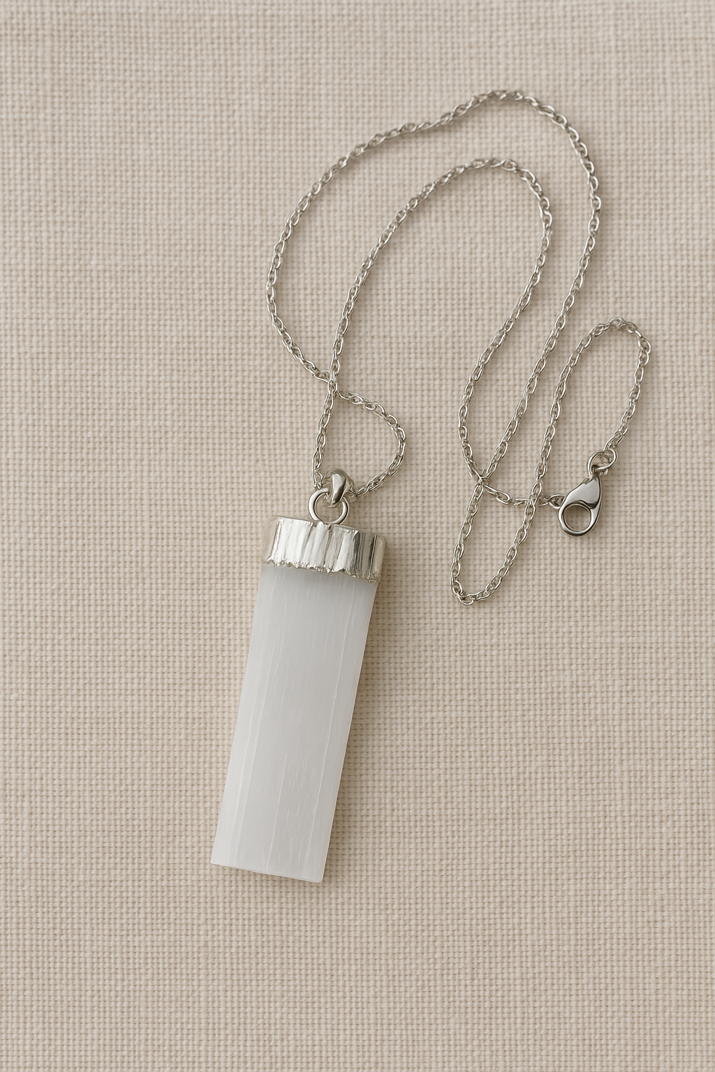 Colgante de selenita