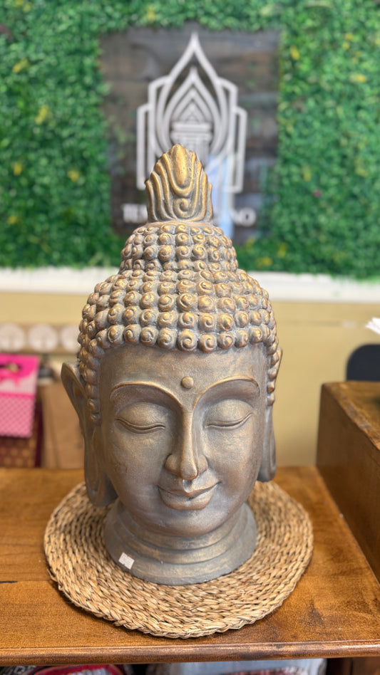 🪷 Cabeza de Buda Dorada – Símbolo de Paz, Sabiduría y Armonía Interior