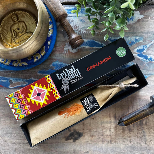 Incienso Tribal Soul Canela - Conecta con la Energía de la Abundancia ✨