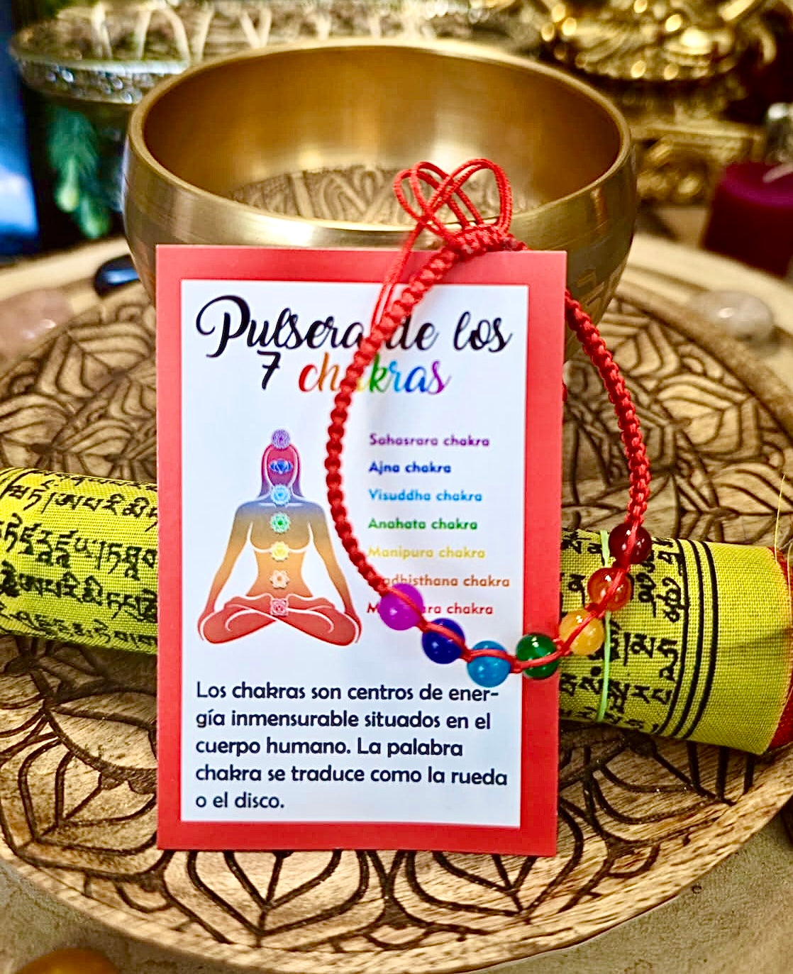 Pulsera de los 7 CHAKRAS con Cuerdas