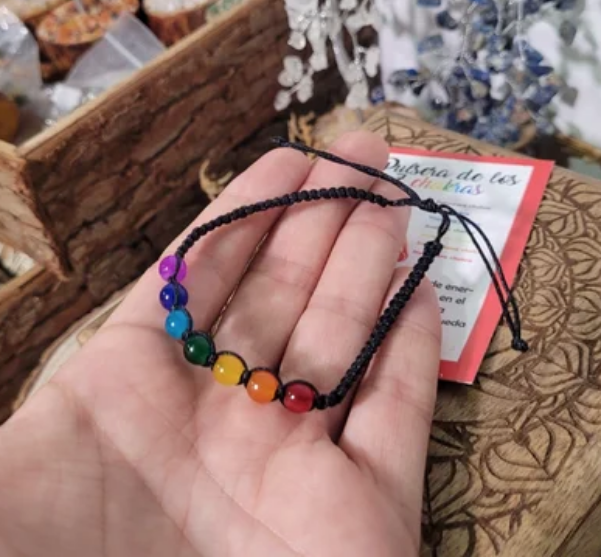 Pulsera de los 7 CHAKRAS con Cuerdas - Templo Arcano