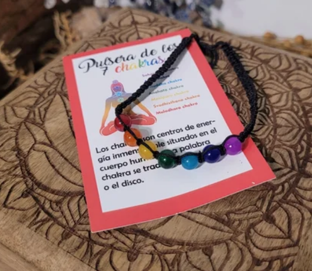 Pulsera de los 7 CHAKRAS con Cuerdas - Templo Arcano