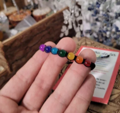 Pulsera de los 7 CHAKRAS con Cuerdas - Templo Arcano