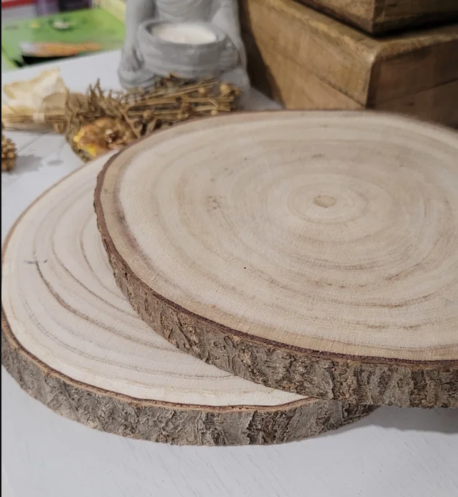 Tabla de Madera Natural de 17 a 20cm - Templo Arcano