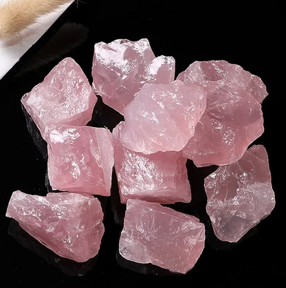 CUARZO ROSA piedra mineral en bruto SIN pulir