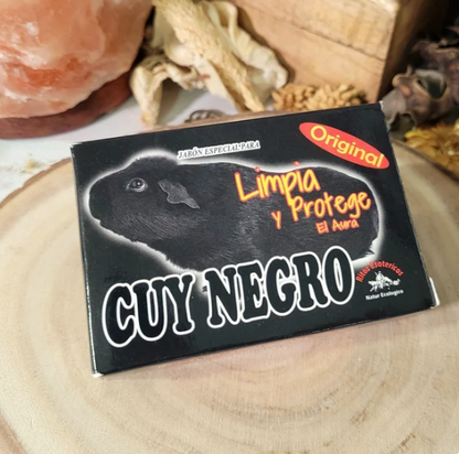 Jabón Esotérico CUY NEGRO Limpia y protege el Aura