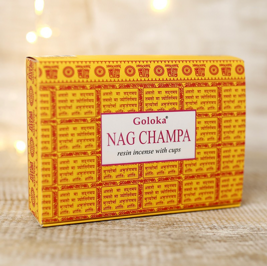 NAG CHAMPA - copas incienso Goloka Sacred Smudges