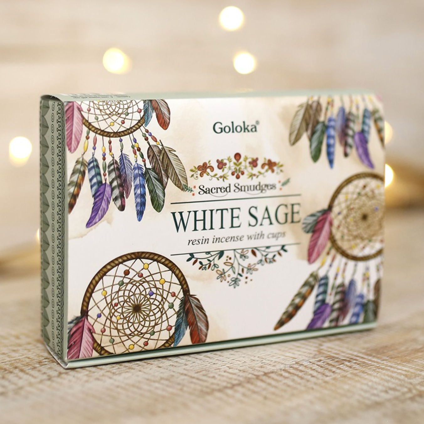 WHITE SAGE / SALVIA BLANCA - copas incienso Goloka Sacred Smudges