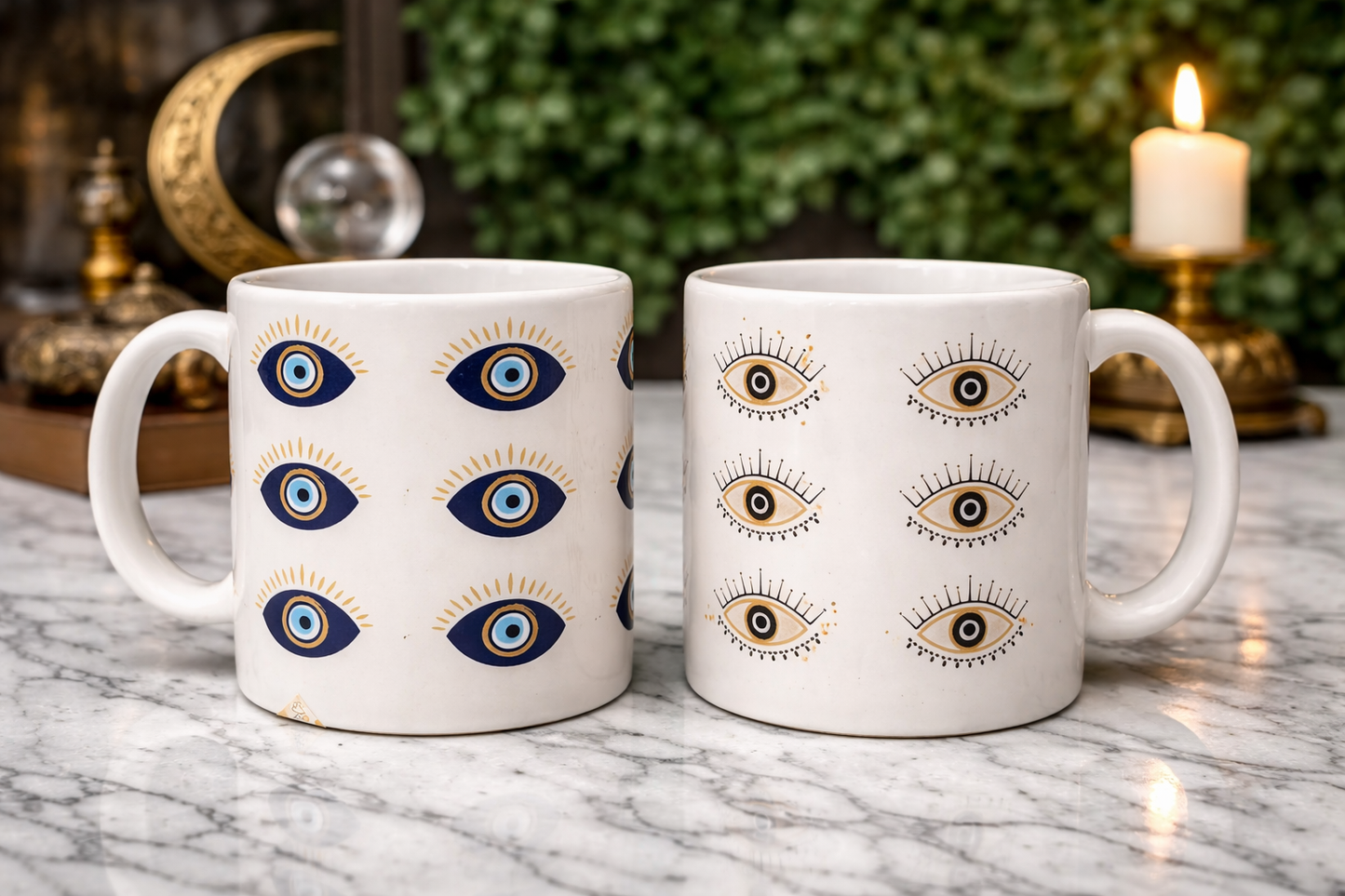 Taza Ojo Protector para protección energética y malas energías