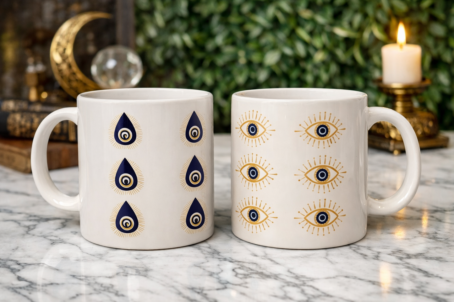 Taza Ojo Protector para protección energética y malas energías