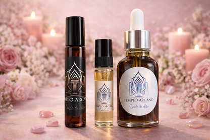 Aceite ritualizado del Amor Esencia Pura · Templo Arcano