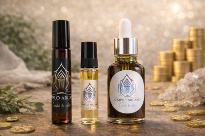 Aceite de Abundancia · Esencia Pura · Templo Arcano