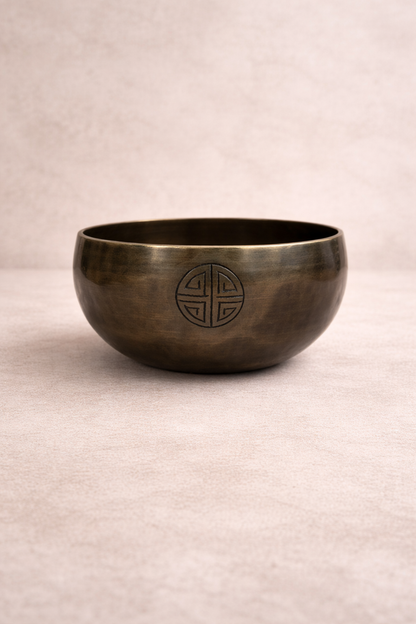 Cuenco Tibetano  Full Moon Pequeño de 7 Metales – Armonización y Sanación Vibracional