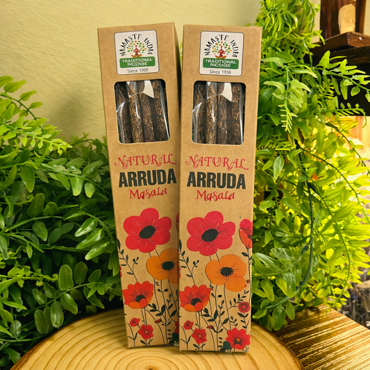 Incienso Natural de Ruda – Namaste India Duración 2 horas