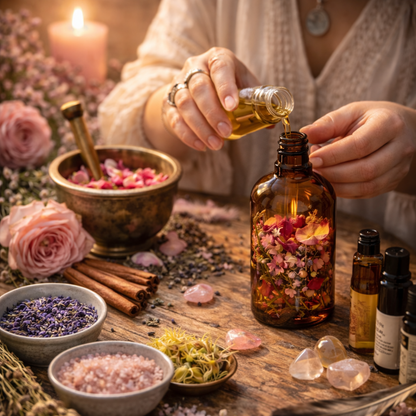 Aceite ritualizado del Amor Esencia Pura · Templo Arcano