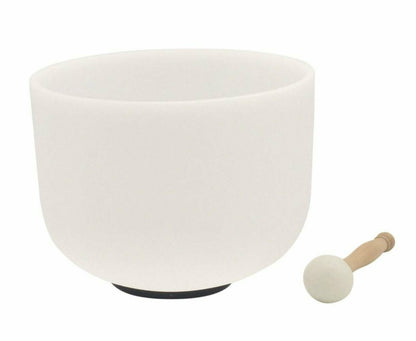 Cuenco Tibetano de Cuarzo Blanco 17,5cm diámetro