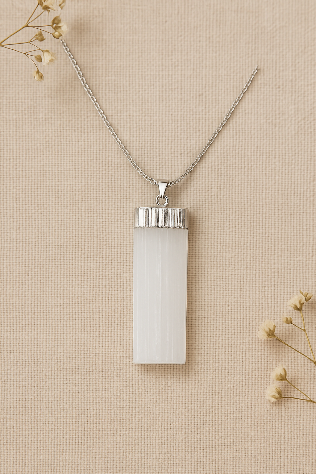 Colgante de selenita