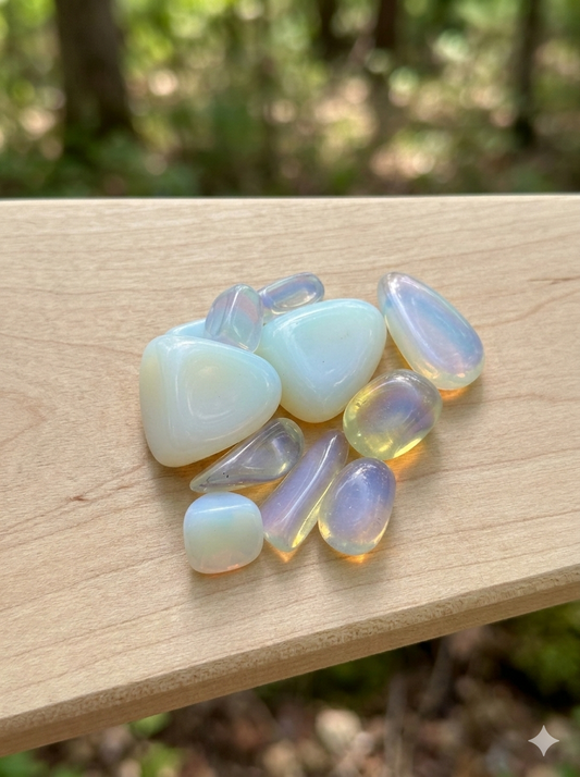 Opalina pulida — mineral de la creatividad y energía vital