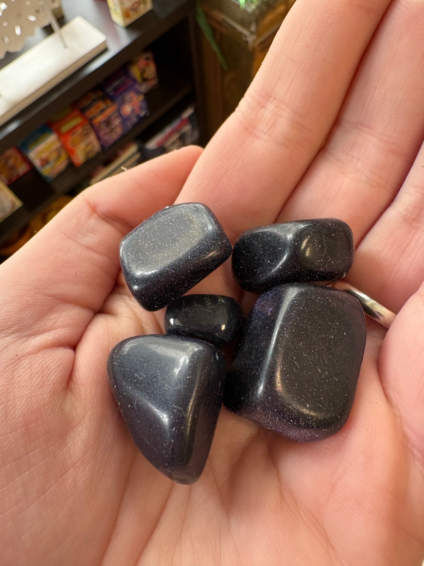 Aventurina azul pulido — mineral de la calma y fuerza interior