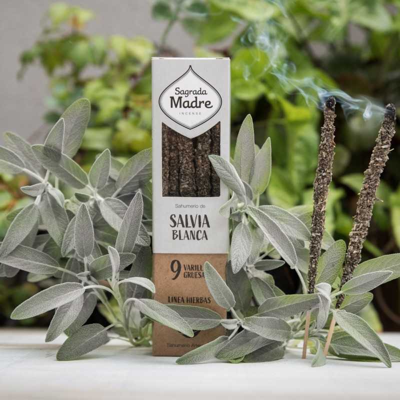 Incienso SAGRADA MADRE salvia blanca