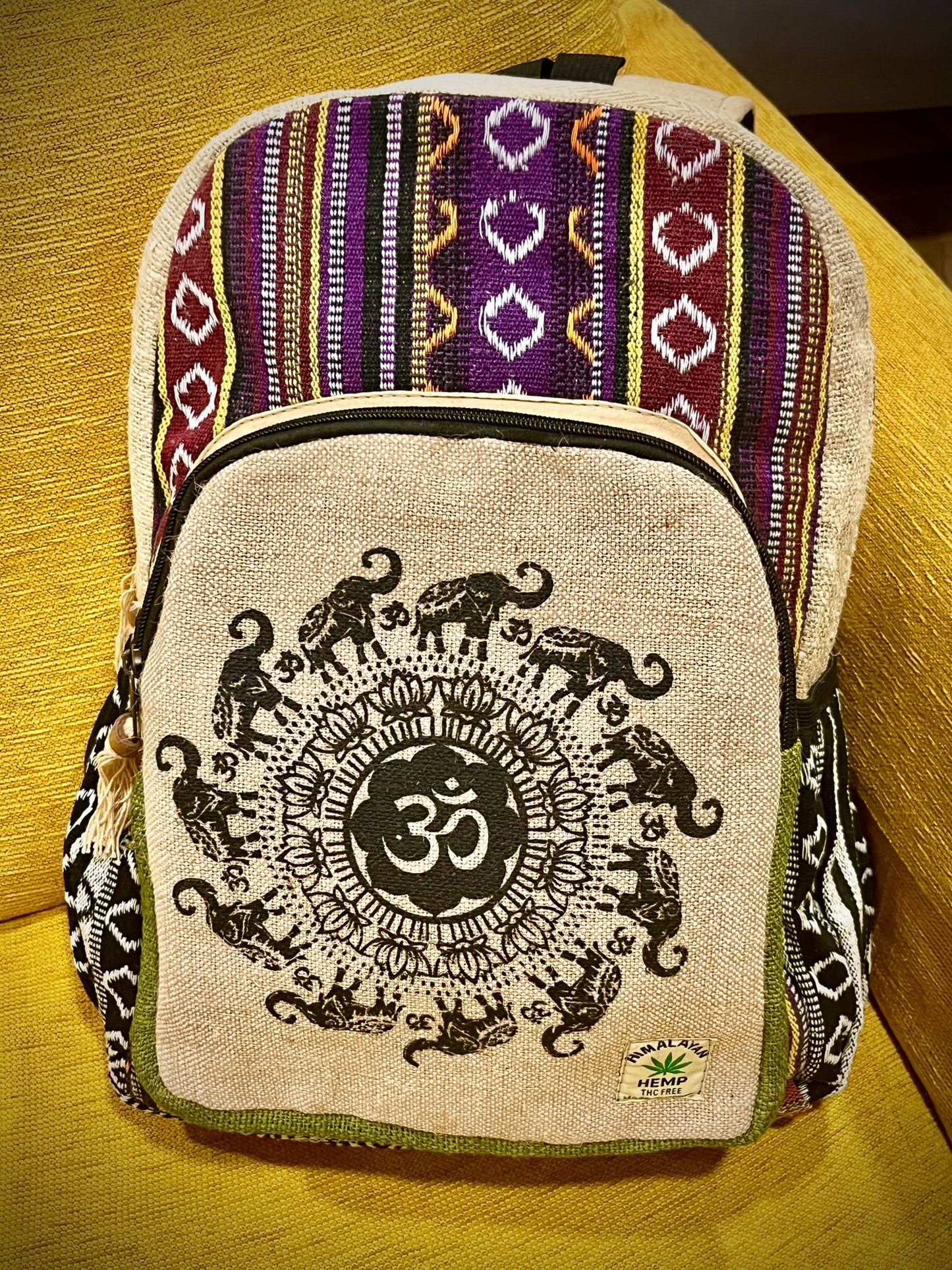 Mochila de tela Vintage Himalayan - Templo Arcano