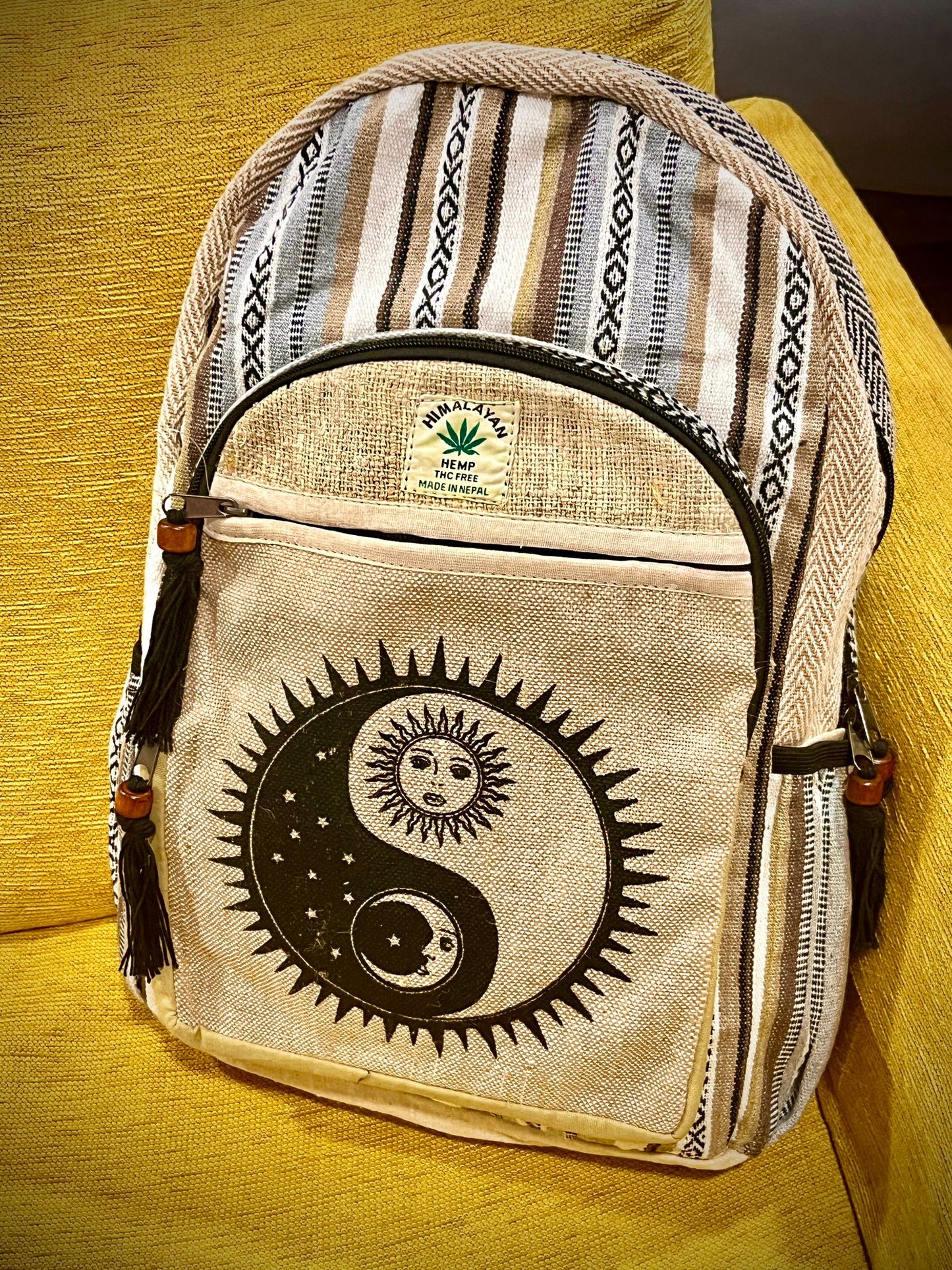 Mochila de tela Vintage Himalayan - Templo Arcano