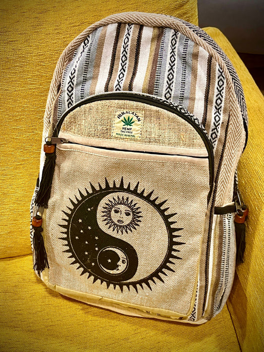 Mochila de tela Vintage Himalayan - Templo Arcano