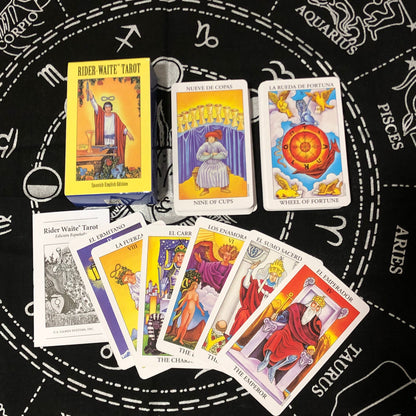 Tarot Rider Waite edición Español-Inglés - Templo Arcano