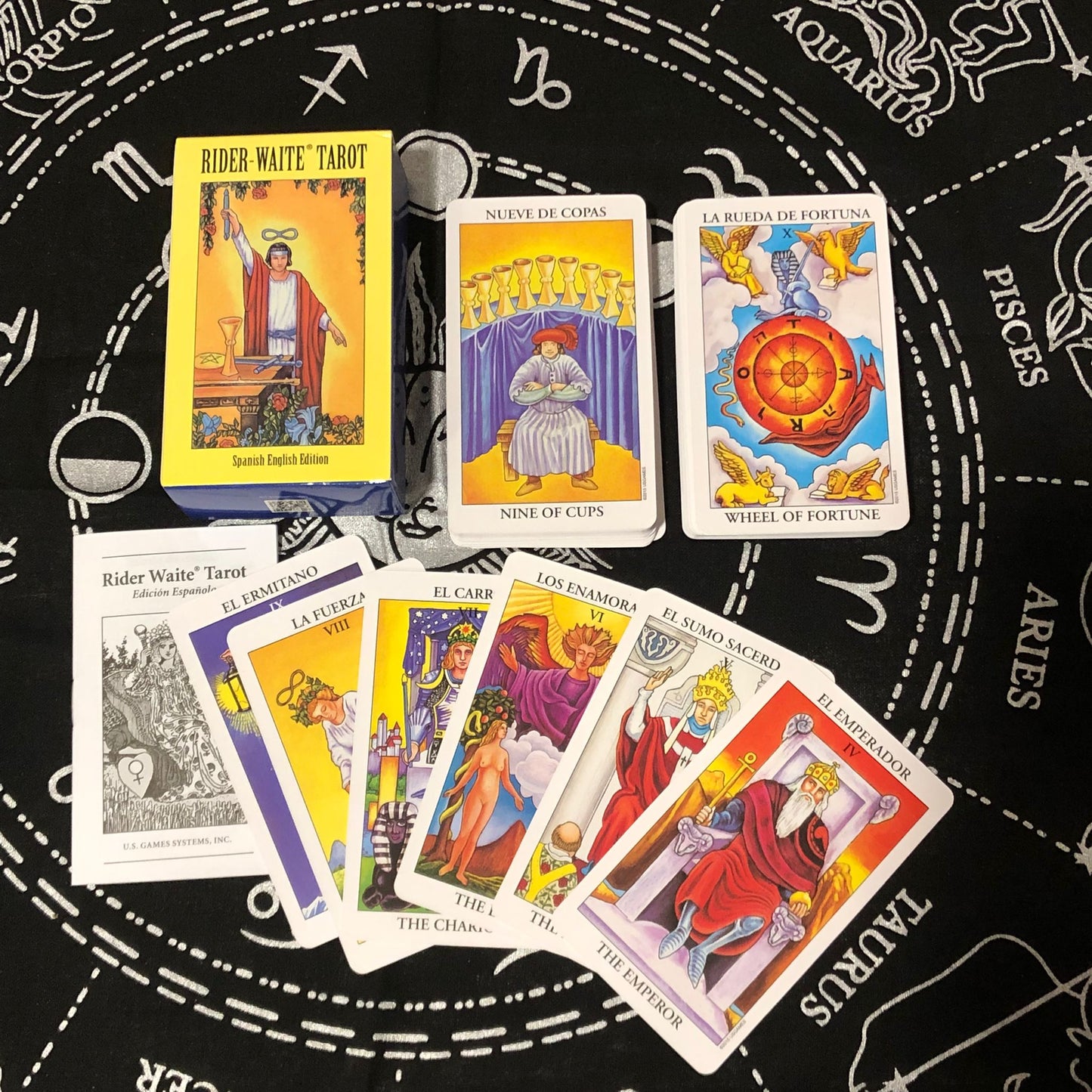 Tarot Rider Waite edición Español-Inglés - Templo Arcano