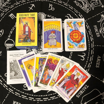 Tarot Rider Waite edición Español-Inglés - Templo Arcano