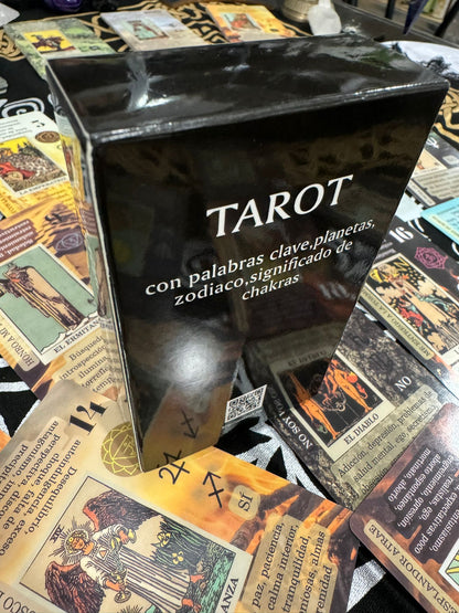 TAROT PARA PRINCIPIANTES con significados, palabras clave, invertidas, chakras, planetas, zodiacos, elementos, sí o no, afirmaciones - Templo Arcano